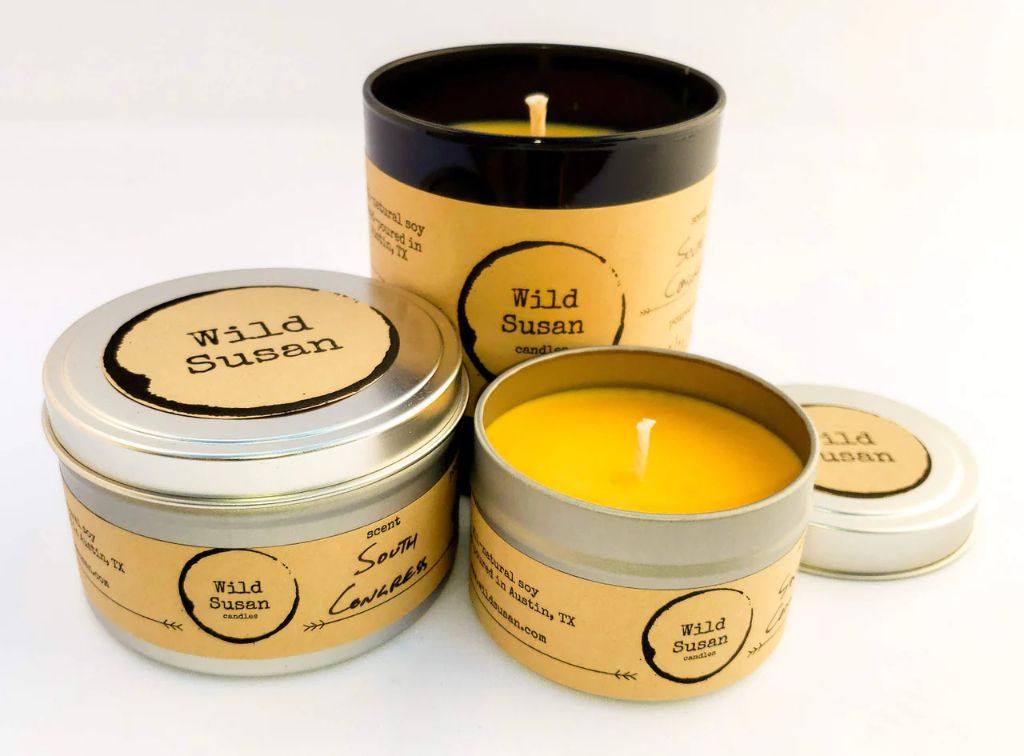 amber, patchouli, musk candles