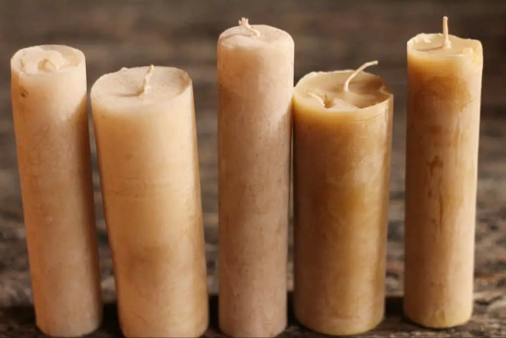 beeswax burning brighter and cleaner than other candle waxes