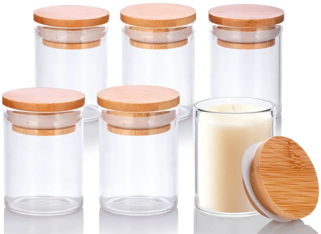 borosilicate glass jars