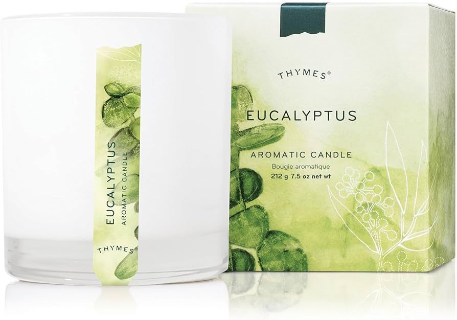 eucalyptus, sage, thyme candles