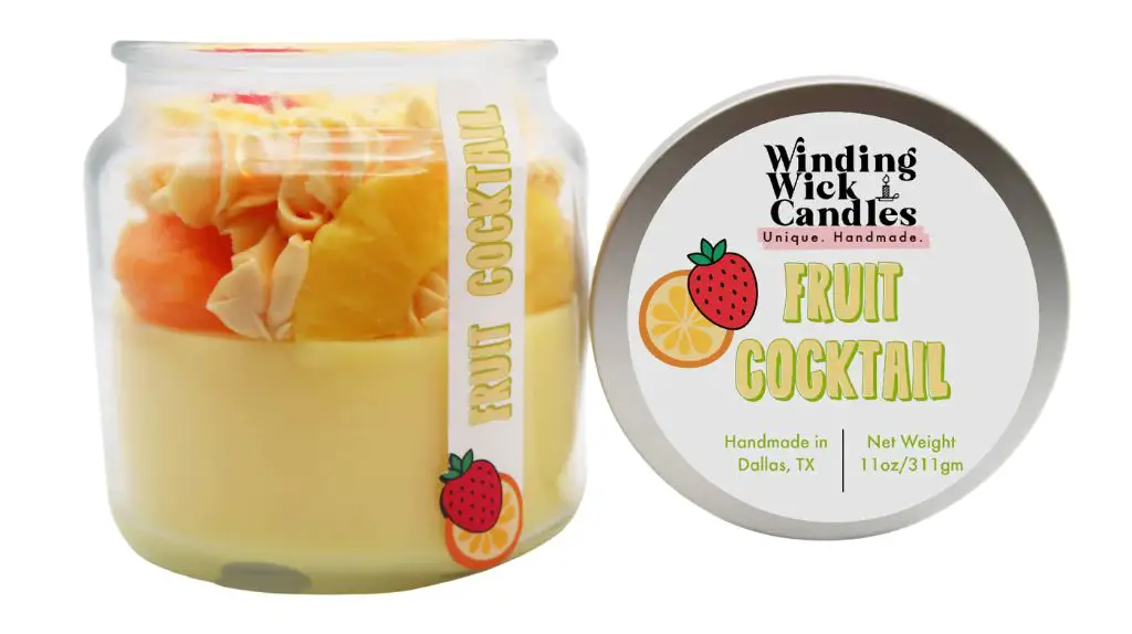 fun fruity cocktail candle