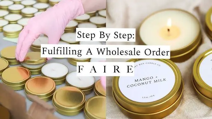 pricing tags on candles.