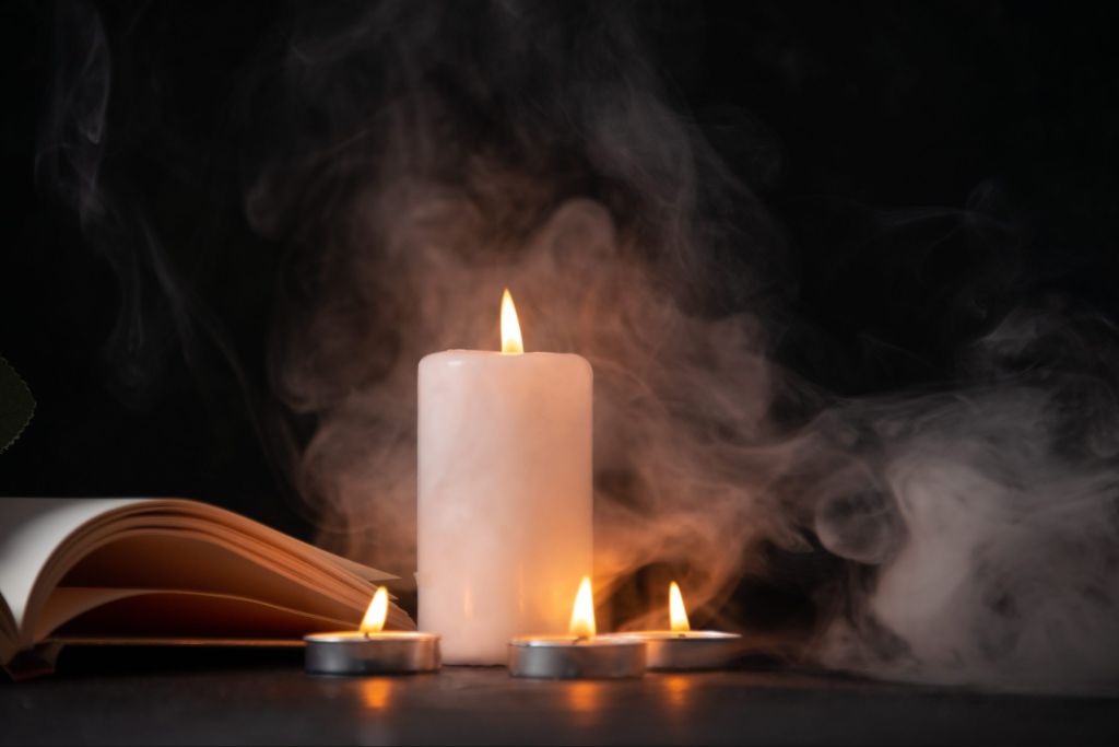 proper ventilation is crucial when burning candles to prevent buildup of smoke.