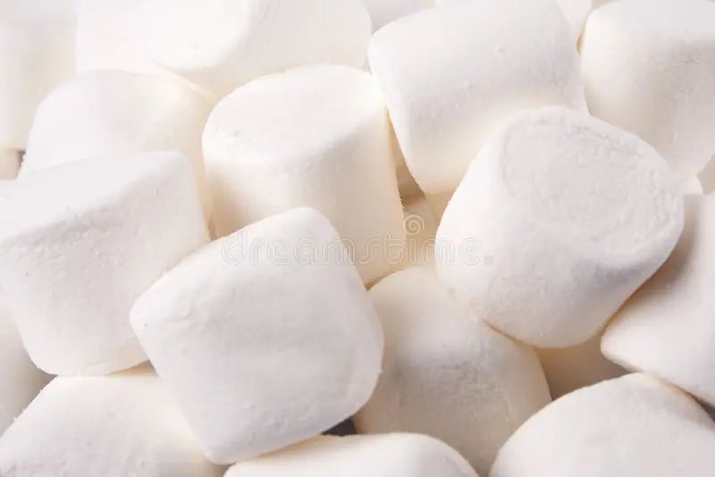 a pile of fluffy white marshmallows