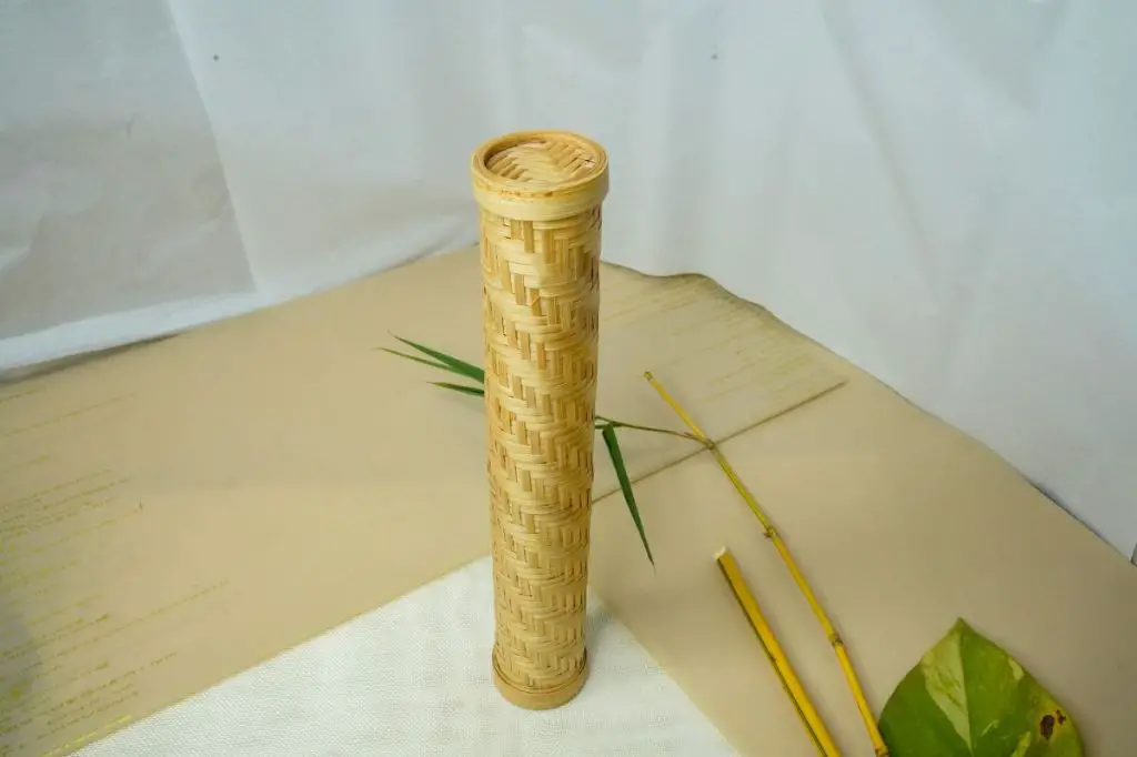bamboo is a popular material for holding up incense sticks.
