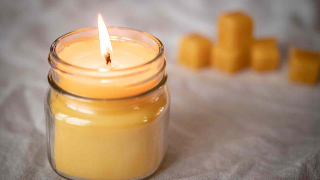 beeswax candles require sturdier, thicker wicks that can withstand the higher temperatures compared to paraffin wax.