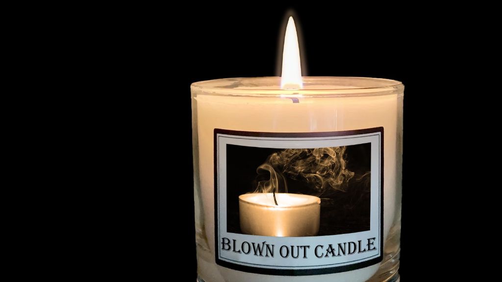 candles release scent when burned
