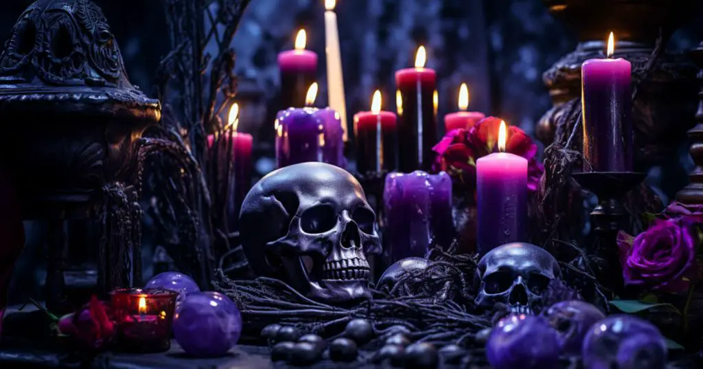 candles used on halloween originated from celtic traditions to guide spirits