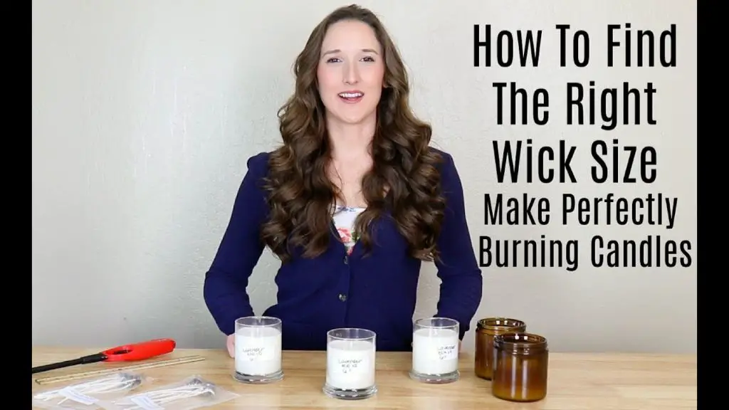 choosing the right wick size is important for optimal candle burning