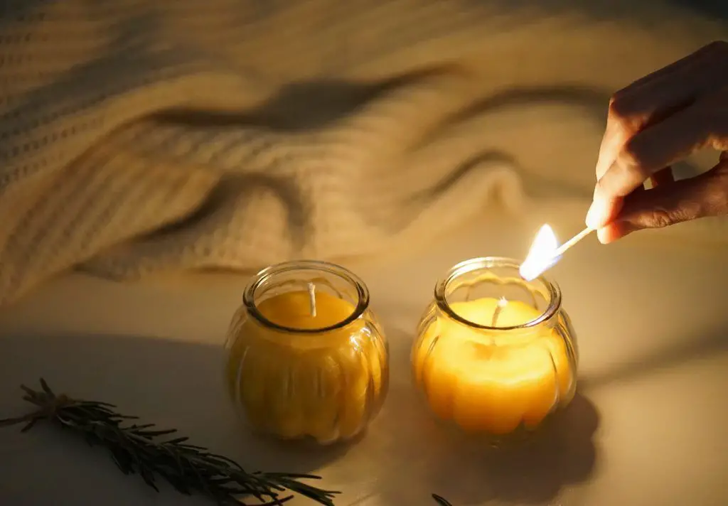 coconut oil is solid at room temperature but liquefies when heated, making it suitable for candle-making.