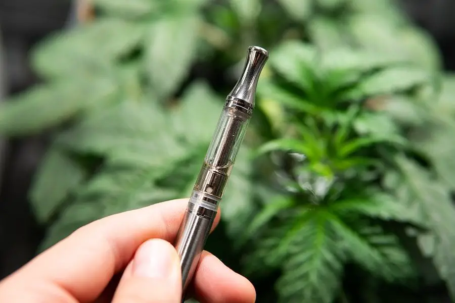 dab pens produce some odor when in use due to terpenes in cannabis concentrates, but less than smoking.