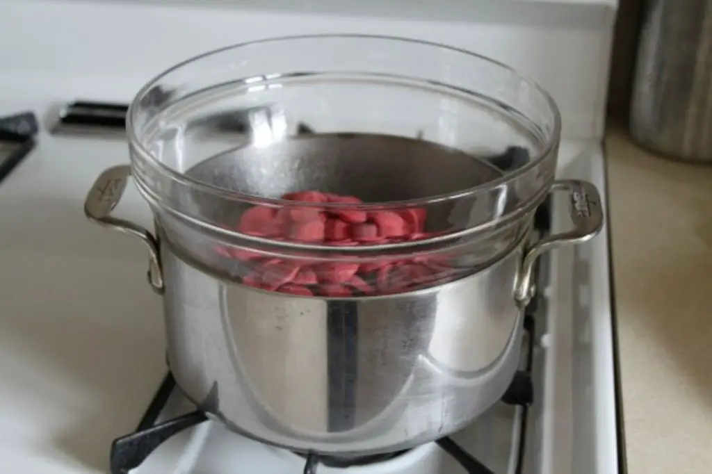 double boiler setup