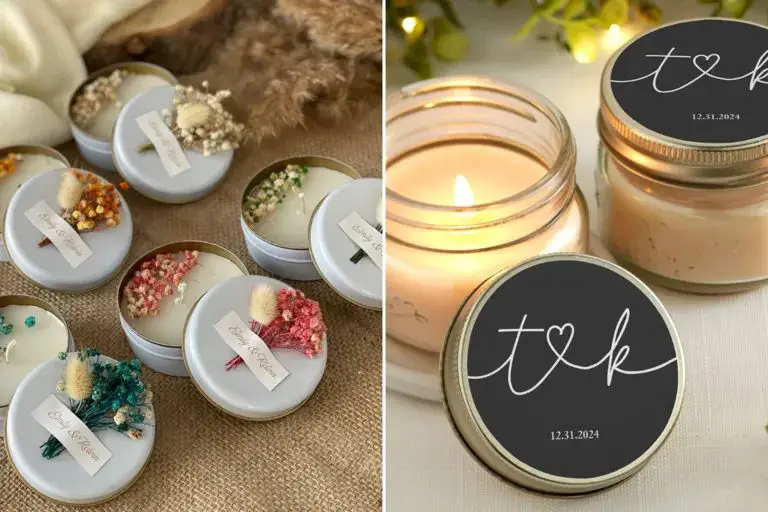 What Do You Write On Candle Wedding Favors?