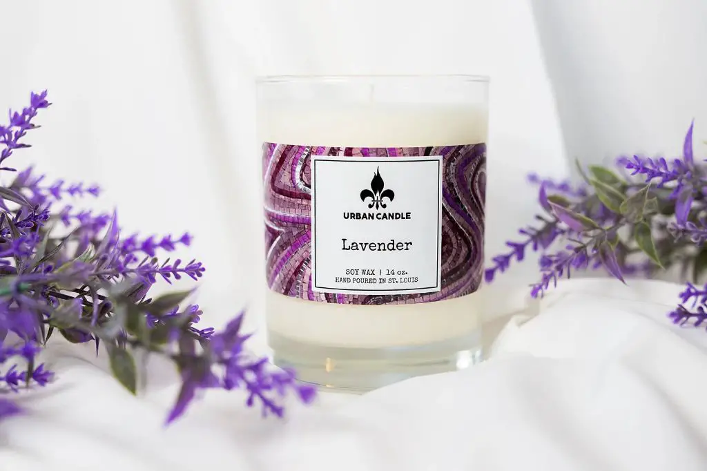 essential oils like lavender used in candles