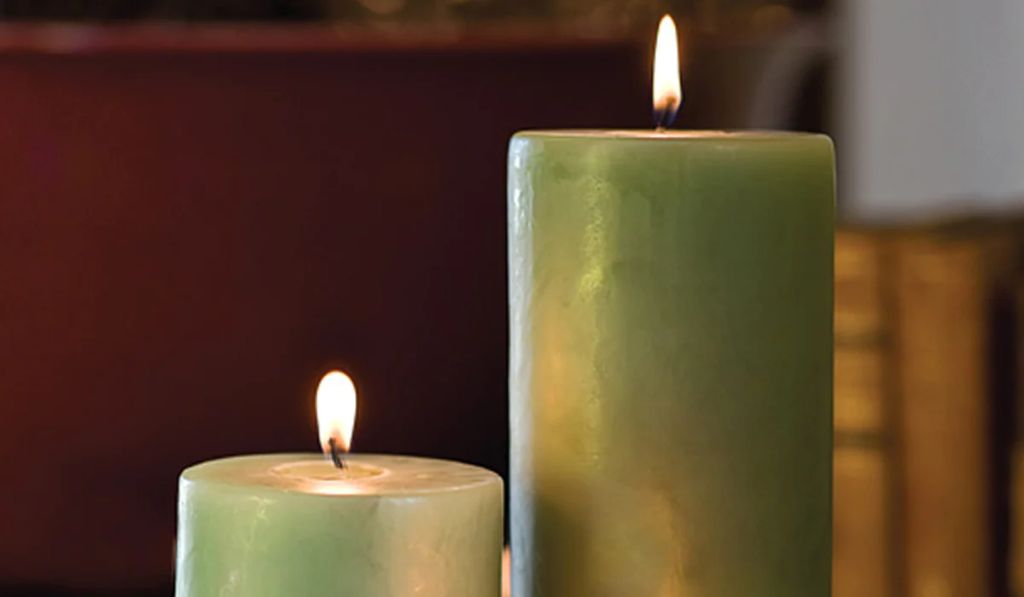 finding the right wick length helps pillar candles burn evenly without tunneling
