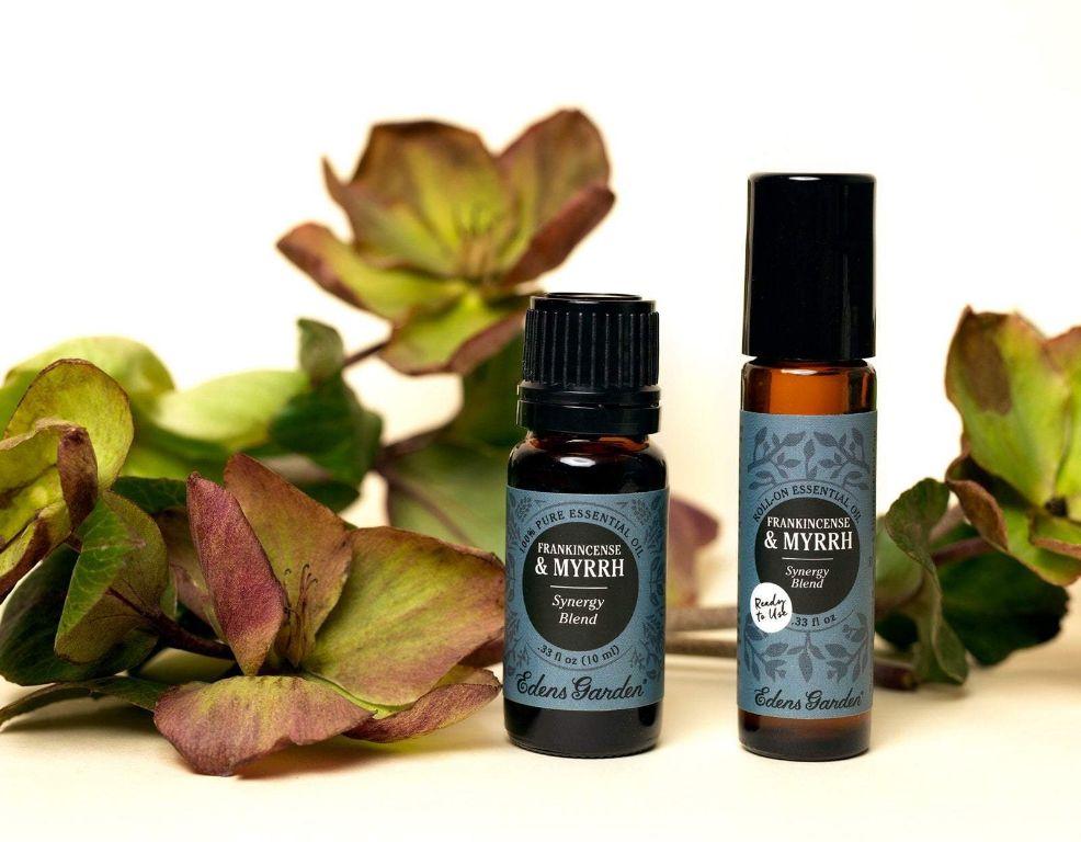 frankincense and myrrh oils have antimicrobial properties