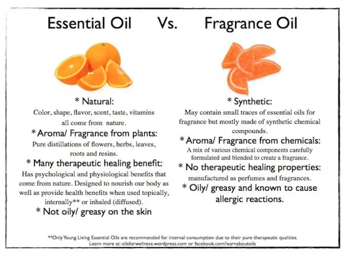 key differences between fragrance oils and essential oils