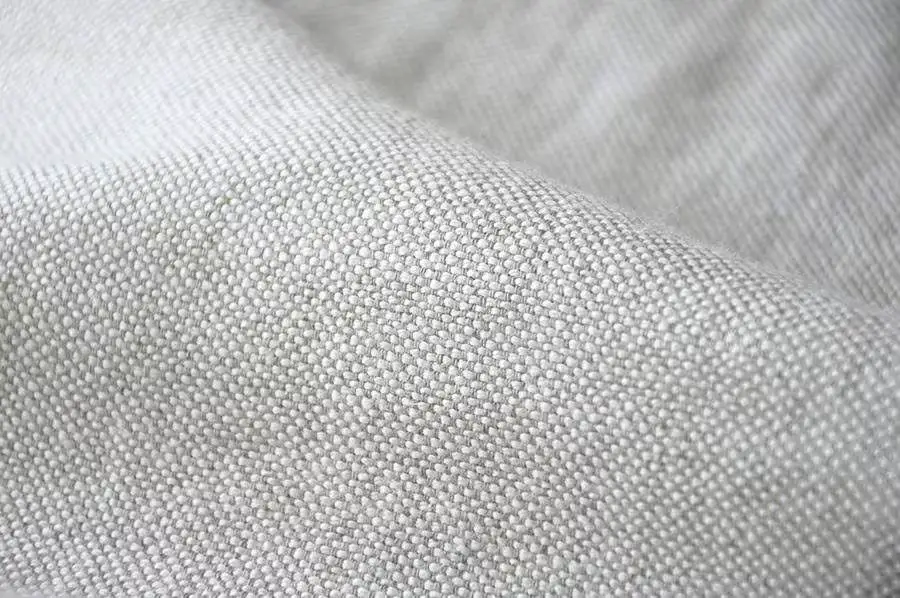 linen fabric with a tag describing its natural scent