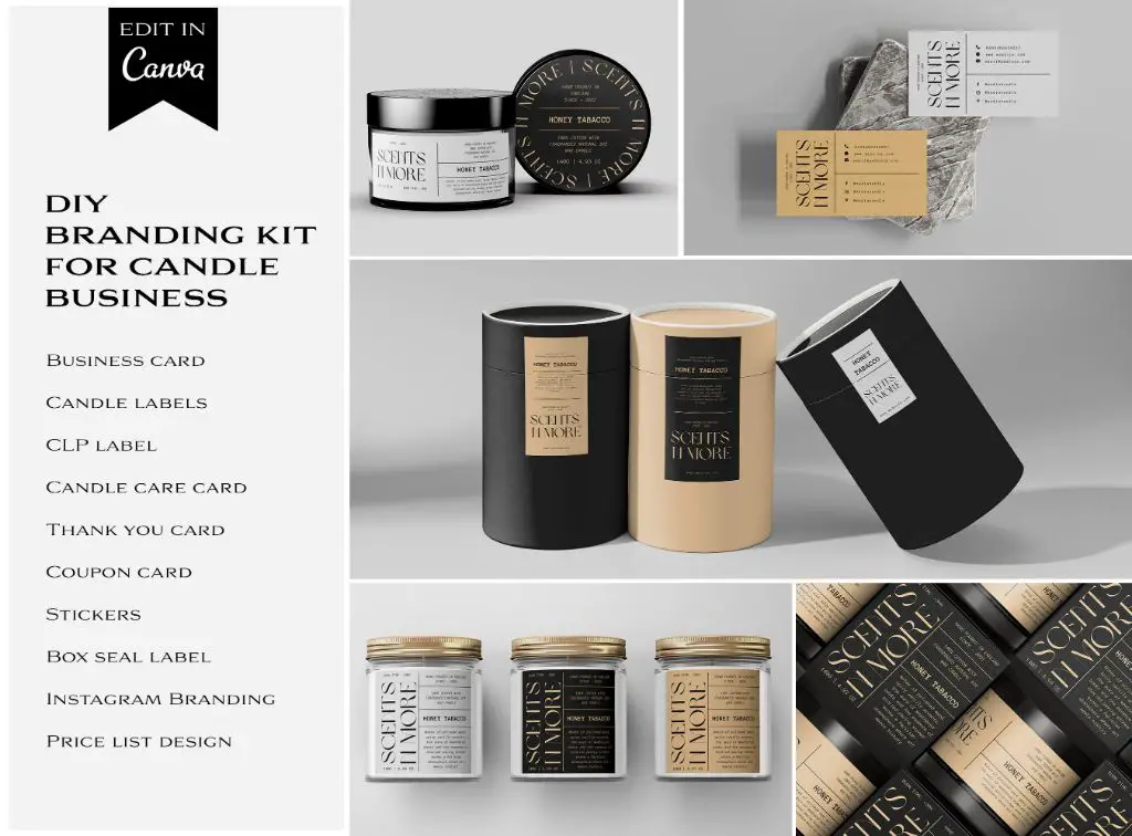 luxury candle branding and packaging allows premium pricing