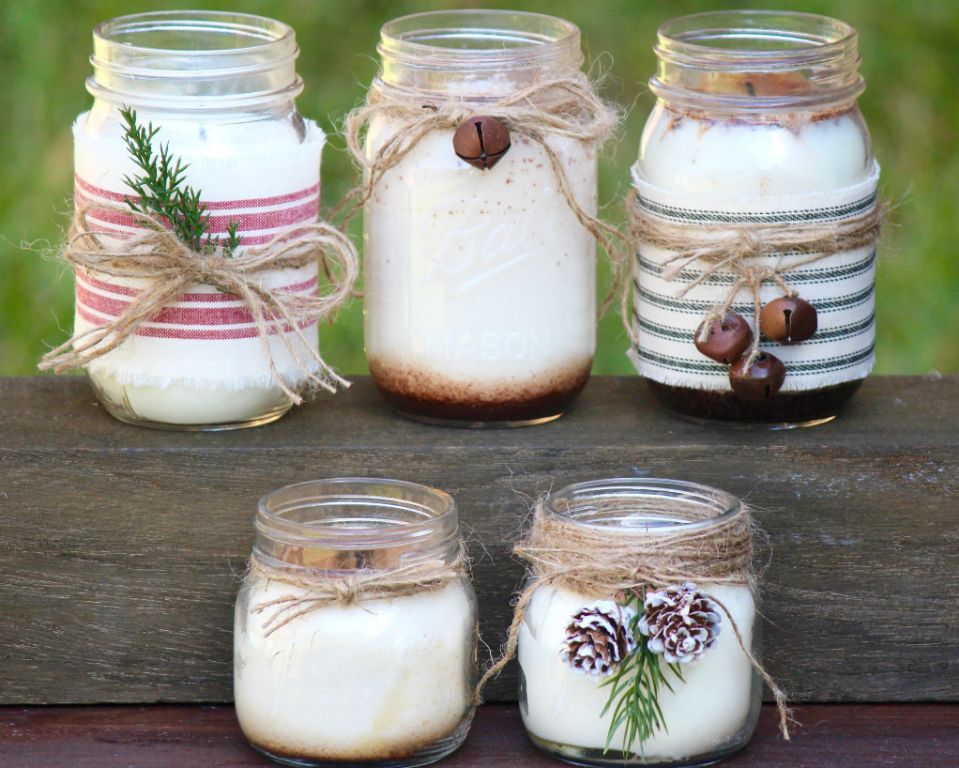 mason jar candles only require a few basic materials like jars, wax, wicks and fragrance