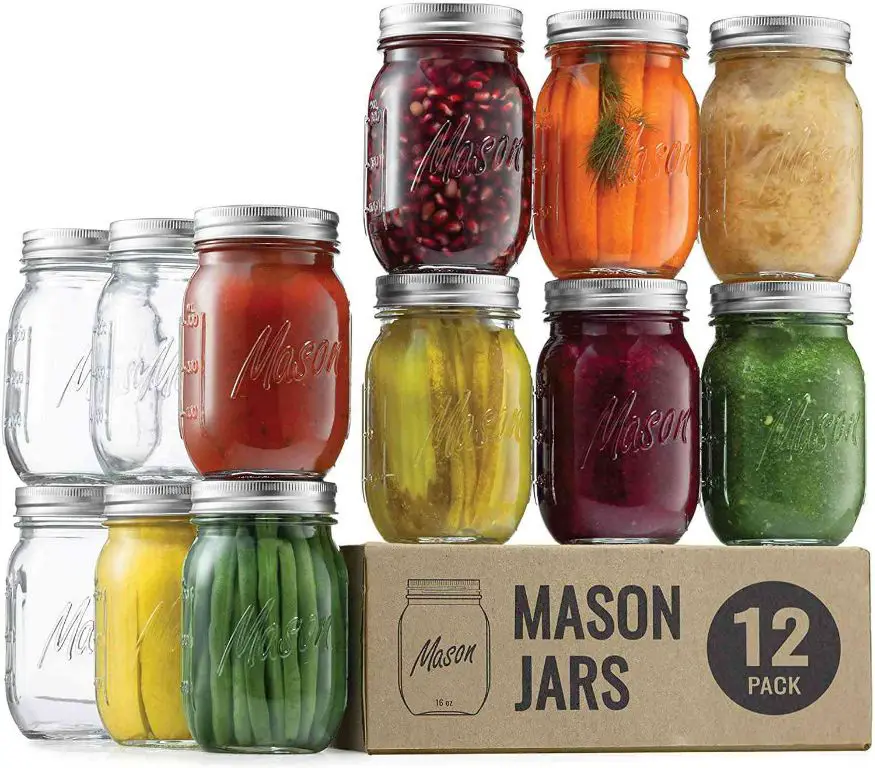 mason jars used for food storage