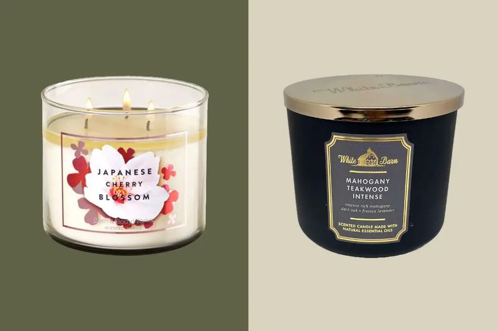 medium to strong fragrance intensities work best for candle scents