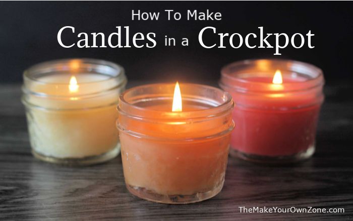 melting candles by warming in a slow cooker to liquefy wax without lighting wick avoids soot and voc production.