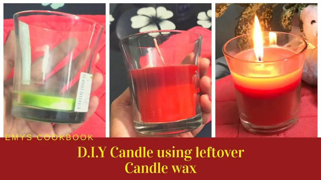 melting old candle wax to reuse