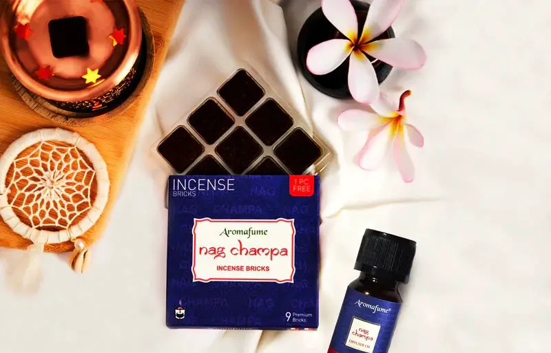 nag champa incense contains a signature blend of flowers, resins, spices and essential oils that create its unique fragrance.