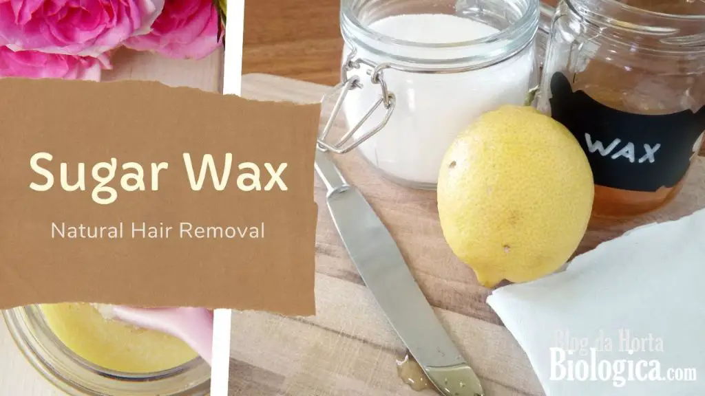 natural sugar wax ingredients - sugar, water, lemon.