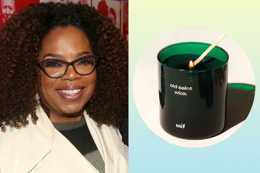 oprah has an extensive collection of rare, signature scented candles.