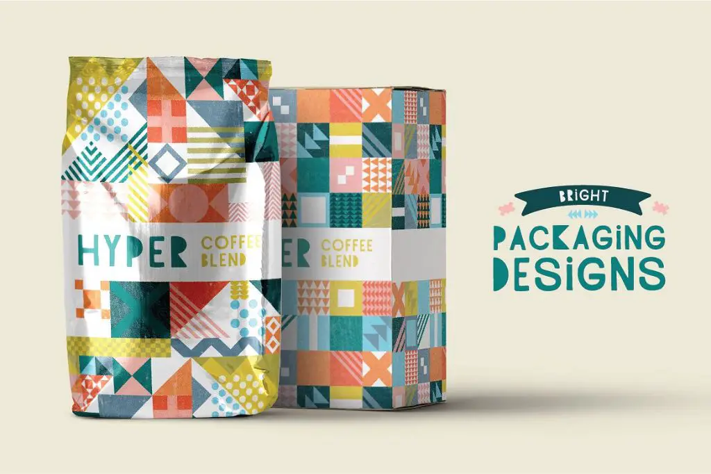 product packaging designs with creative shapes, colors and patterns