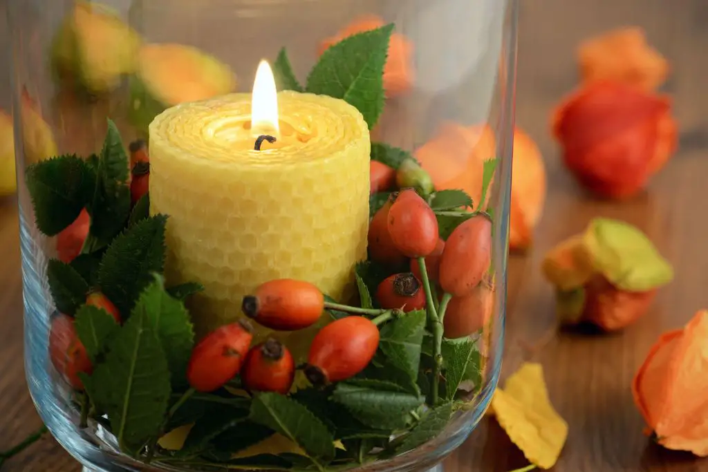 soy wax candles burning