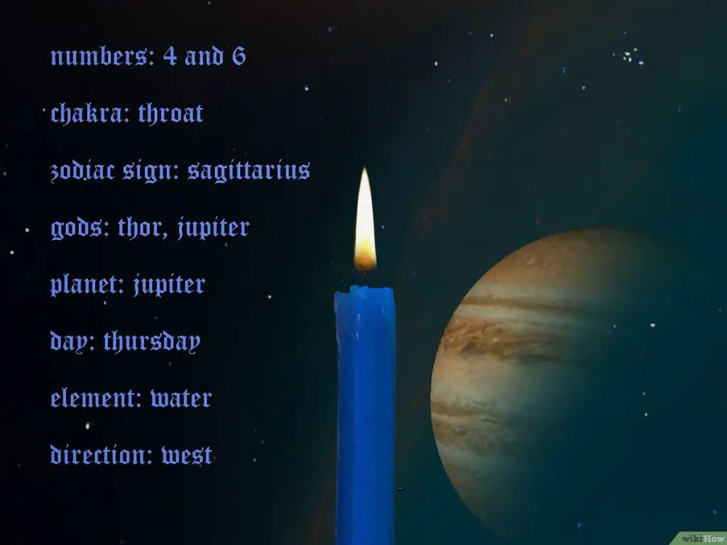 the blue candle symbolizes vigilance and remembrance