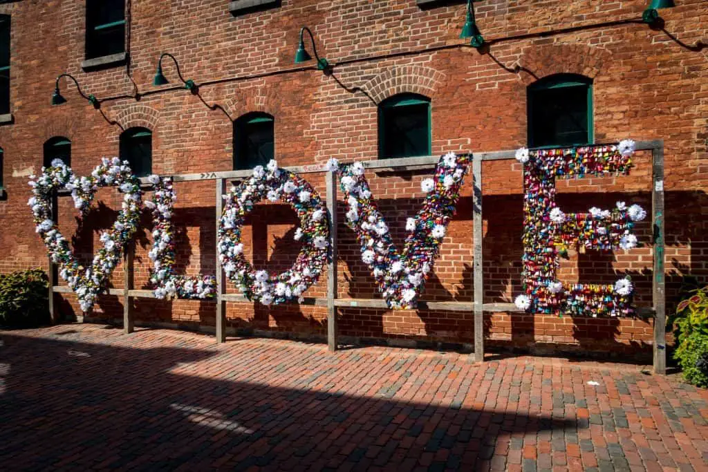 the distillery district in toronto, a filming location for making scents of love.