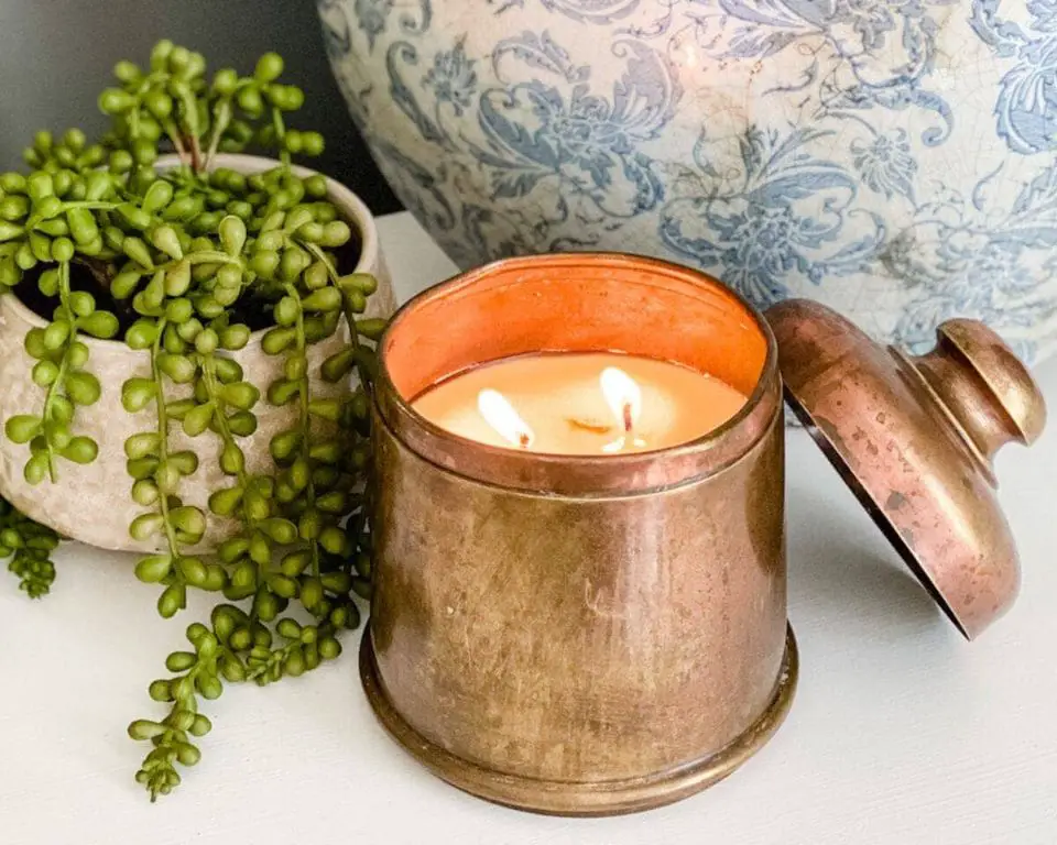 votive candle containers help contain melted wax and protect surfaces.