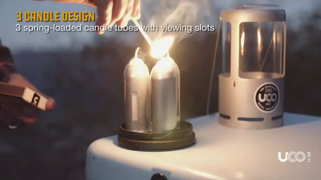 uco candle lanterns provide a bright, warm glow comparable to a 40-60 watt light bulb