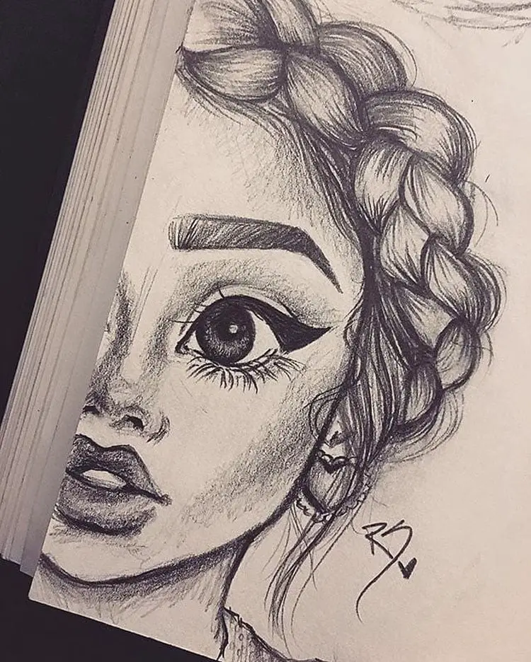 Girl Hair Drawing Ideas And References