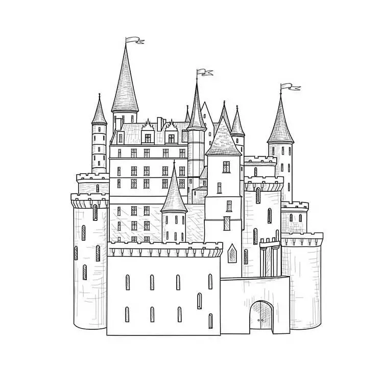 Cool Castle Drawing Ideas