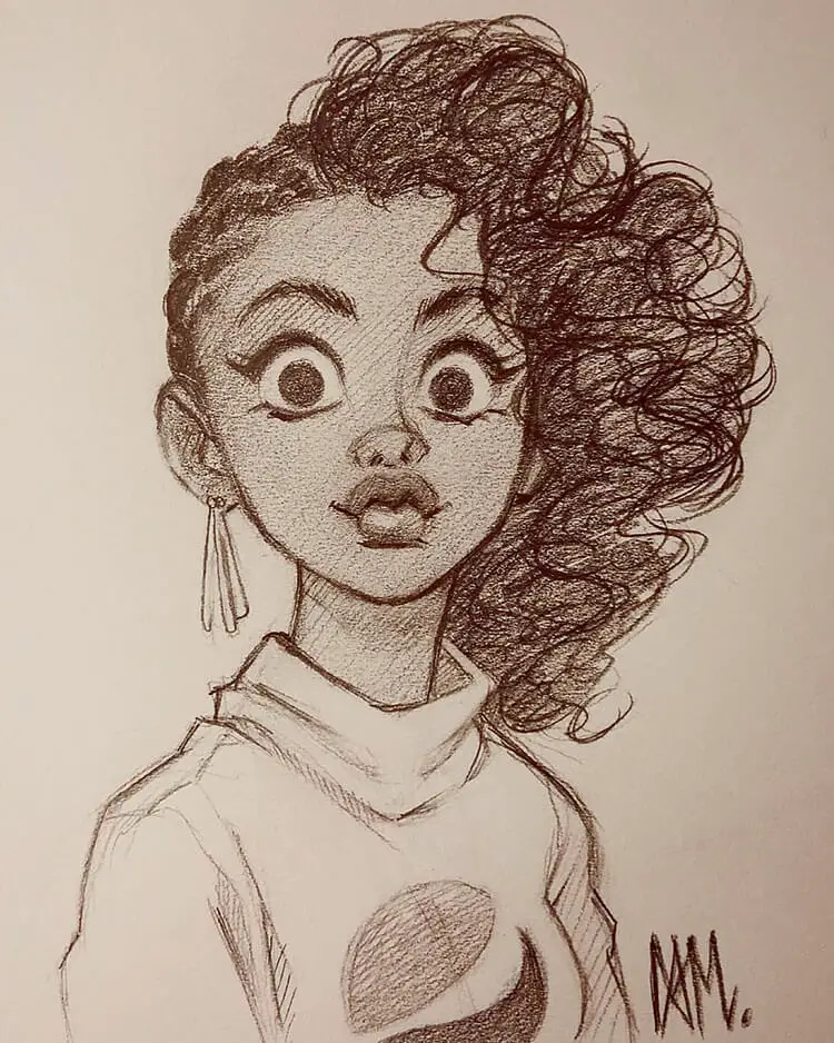 Girl Drawings And Sketches From Cameron Mark
