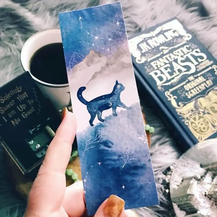 Handmade Watercolor Bookmarks For Book Lovers