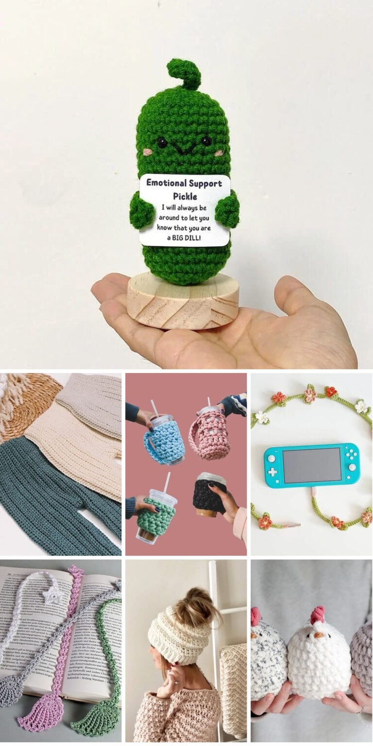 10 Easy Crochet Pattern Gift Ideas (Etsy Gift Guide)