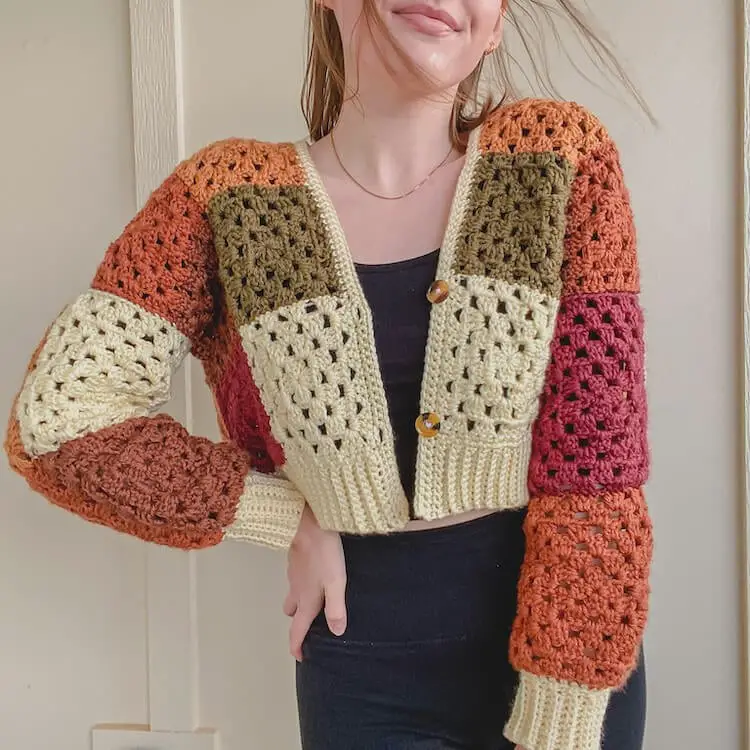 Crochet Granny Square Sweater Patterns