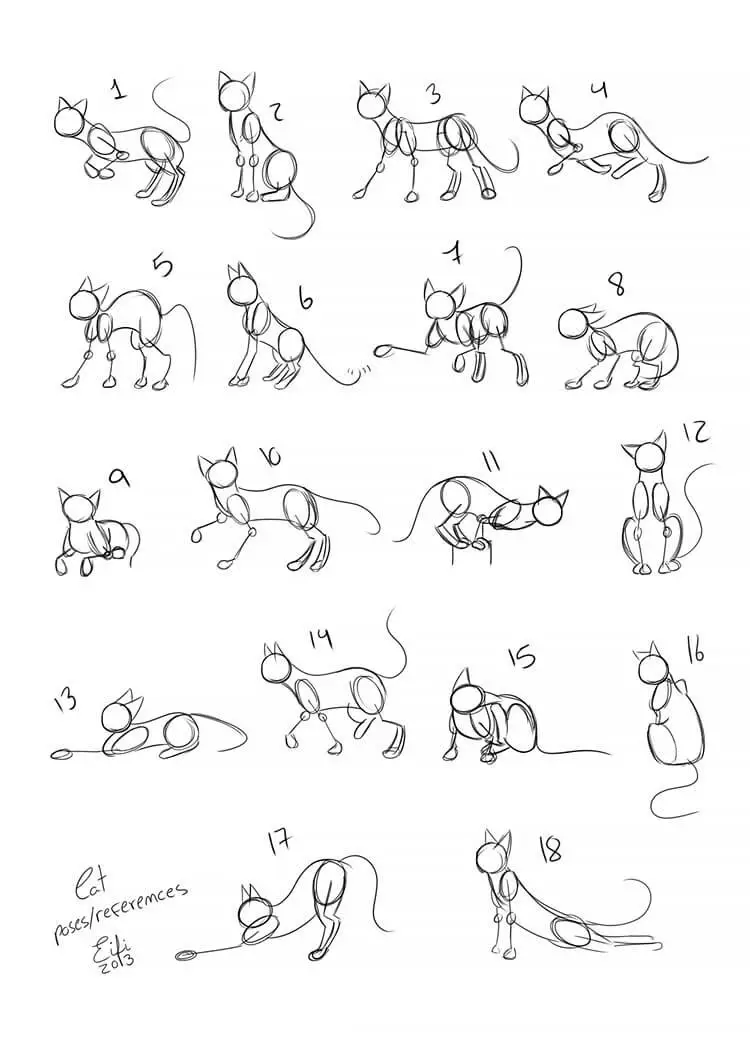 Easy Cat Drawing Ideas And Tutorials For Everyone