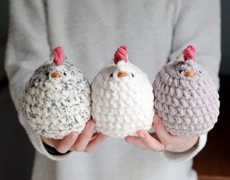 Cute Crochet Chicken Patterns