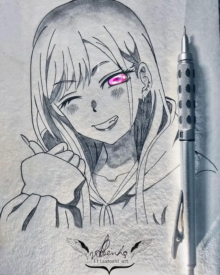 Super Cute Anime Girl Drawing Ideas