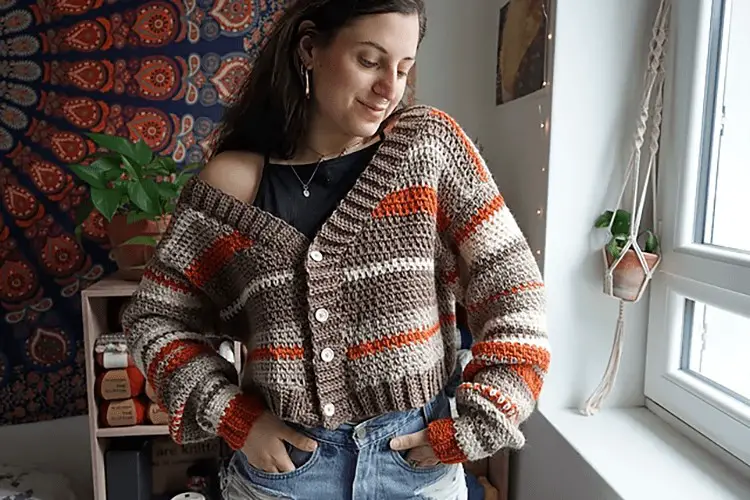Easy Crochet Cropped Cardigan Patterns