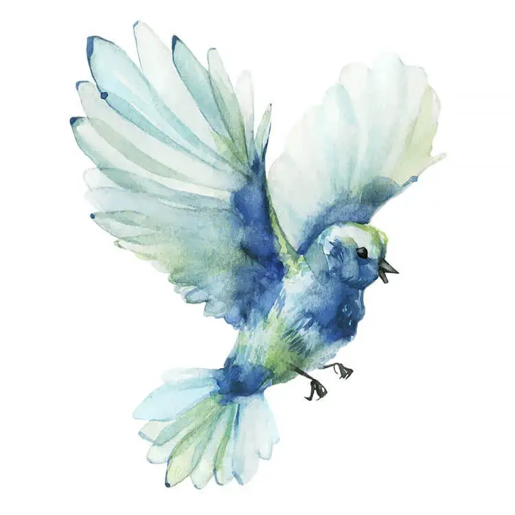 Easy Watercolor Bird Painting Ideas