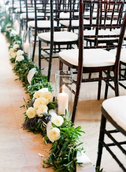 9 Beautiful And Creative Ways To Decorate Your Wedding Aisle