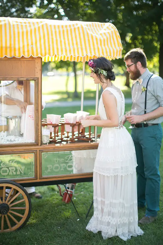 Popcorn station